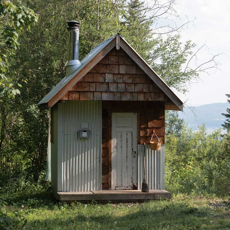 Tin Poppy Retreat Wood-fired Sauna