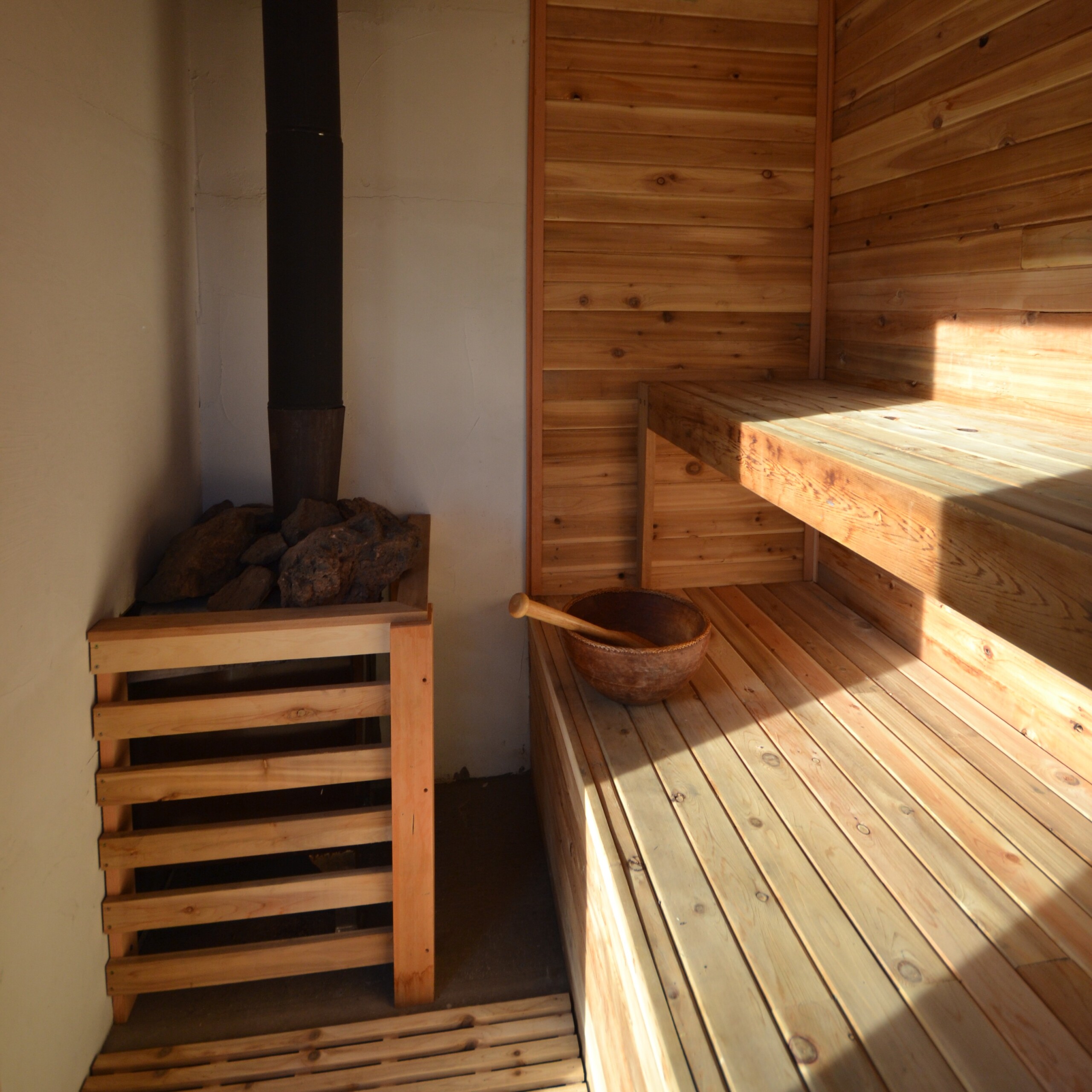 Tin Poppy Retreat Wood-fired Sauna