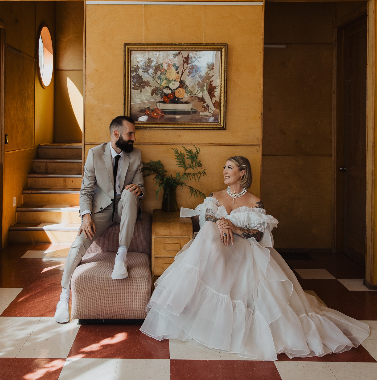 Tin Poppy Retreat Elopement Cake