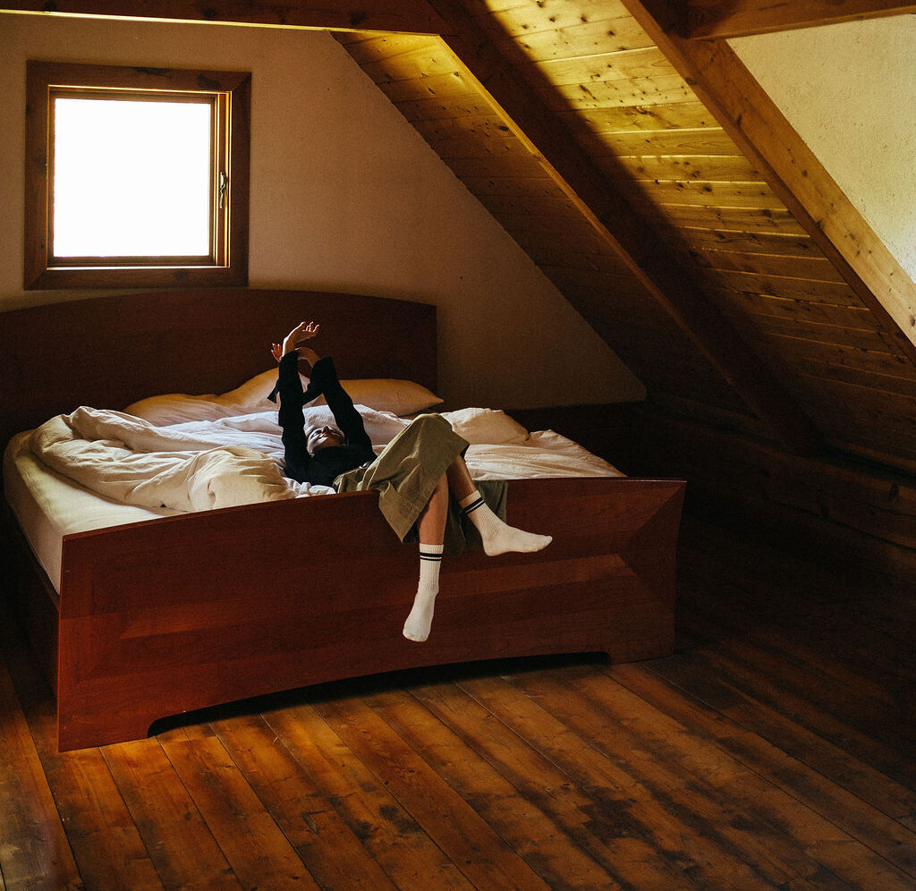 Solo traveler at Tin Poppy Retreat