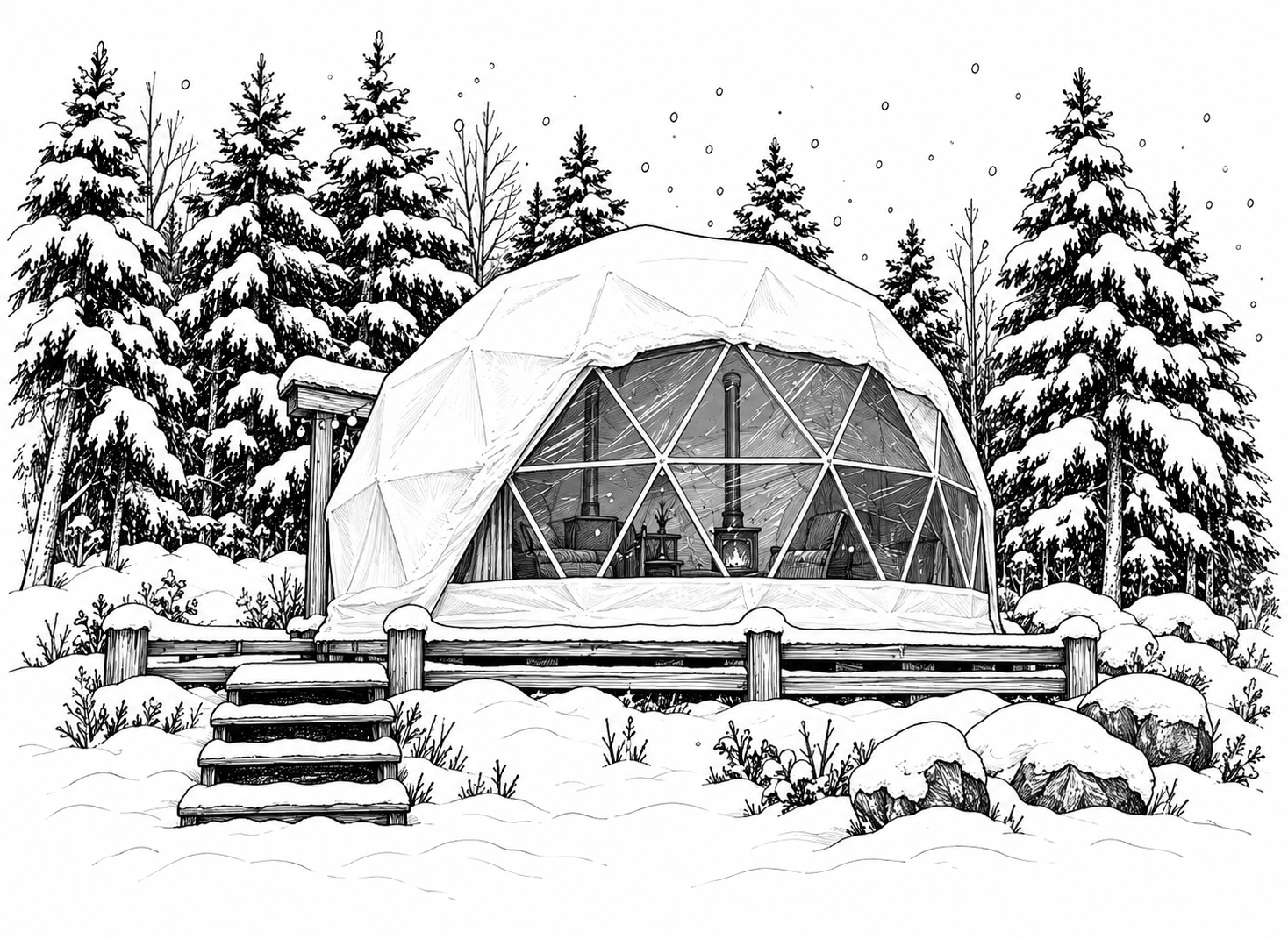 lake-view-dome Illustration of Lake View Dome.